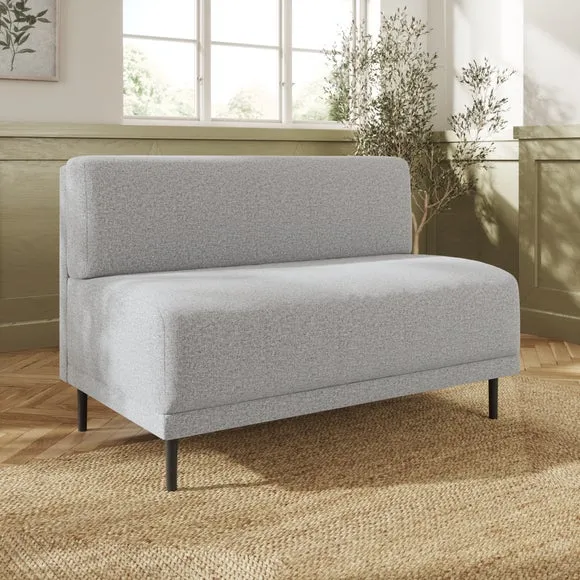 Mae Long Dining Bench, Textured Weave 2