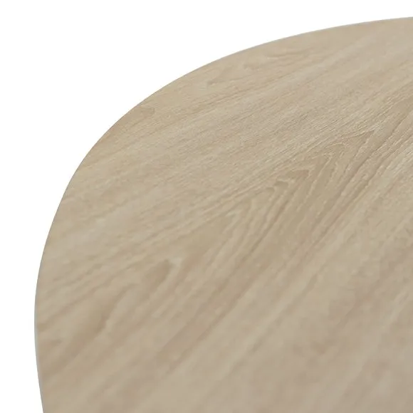 Dalton Round 4 Seater Dining Table, Brown 3
