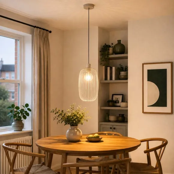 EGLO Lodods Industrial Adjustable Pendant Light