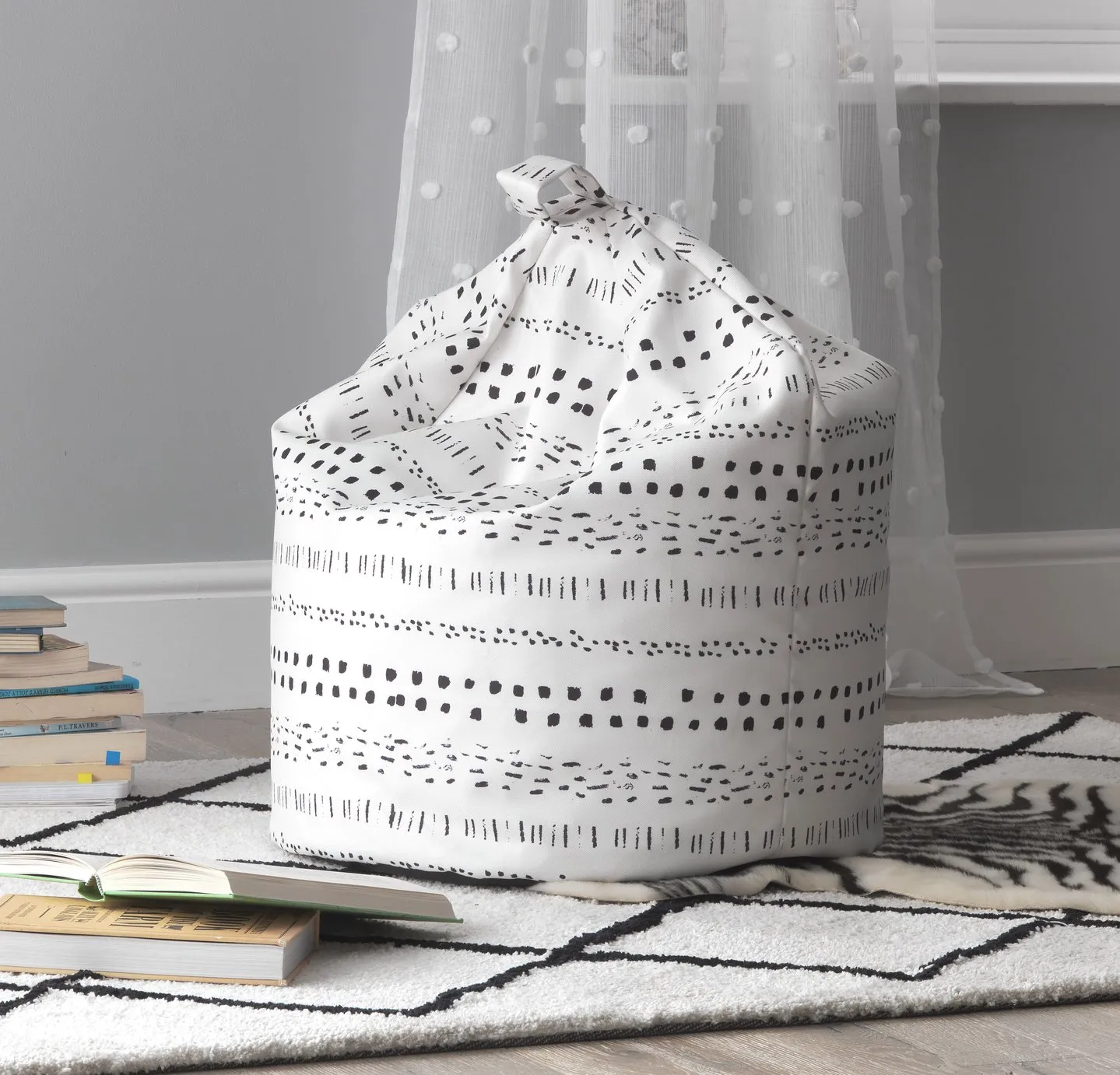 Habitat Skandi Stripe Bean Bag