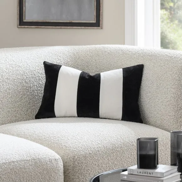 Clara Stripe Cotton Rectangle Cushion