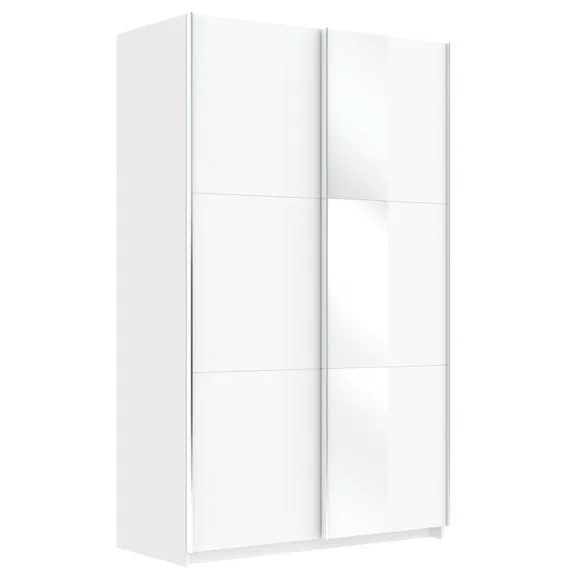 Jax 120cm Sliding Wardrobe with 1 Mirror 4