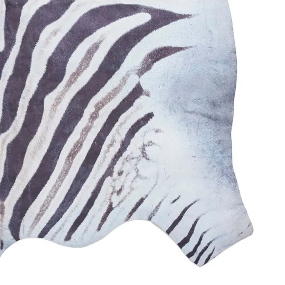 Faux Zebra Print Rug 5