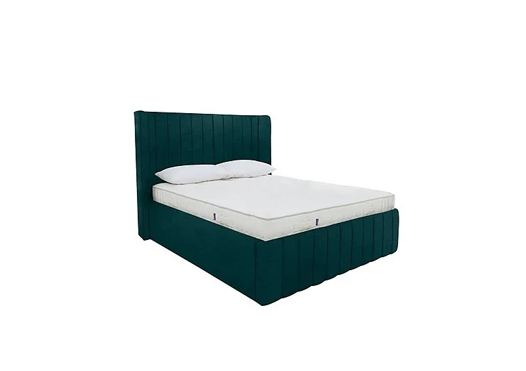 Eira Low Foot End Ottoman Bed Frame - Double - Savannah Ocean