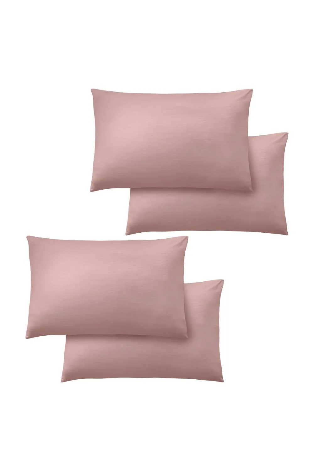 Catherine Lansfield So Soft Non Iron Standard Pillowcase Pack of 4 in Pink 3