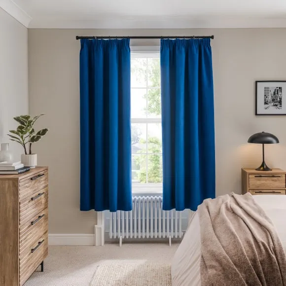 Luna Brushed Pencil Pleat Curtains (Blackout Available) 4