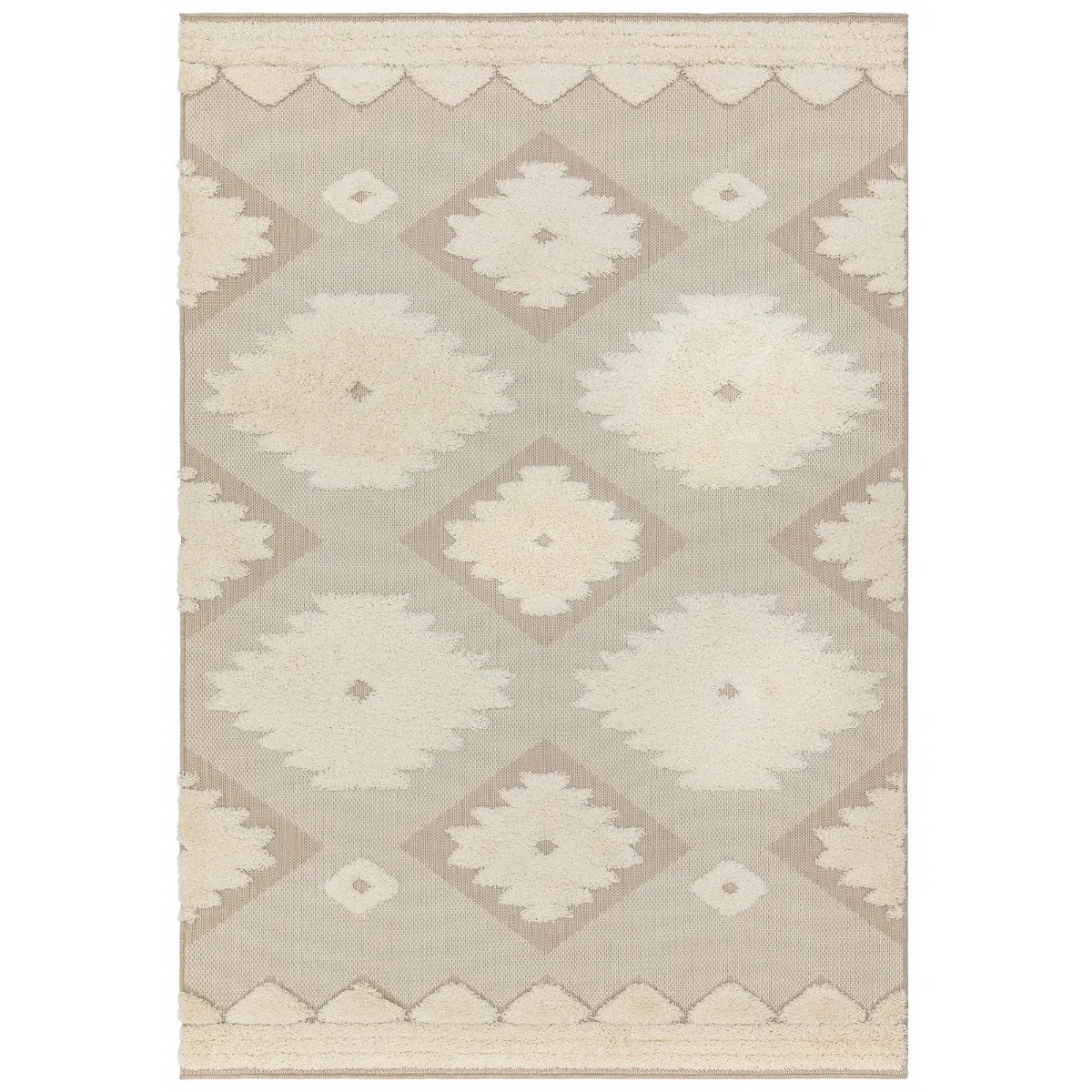 Tate Tufted Rug. Natural Cream