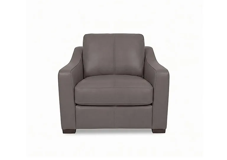Nap Leather Snuggler Chair - Elephant - Sofas and Armchairs - In Time for Christmas