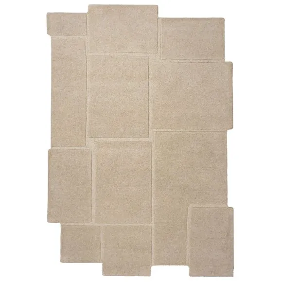 Stack Shaped Wool Rug 5
