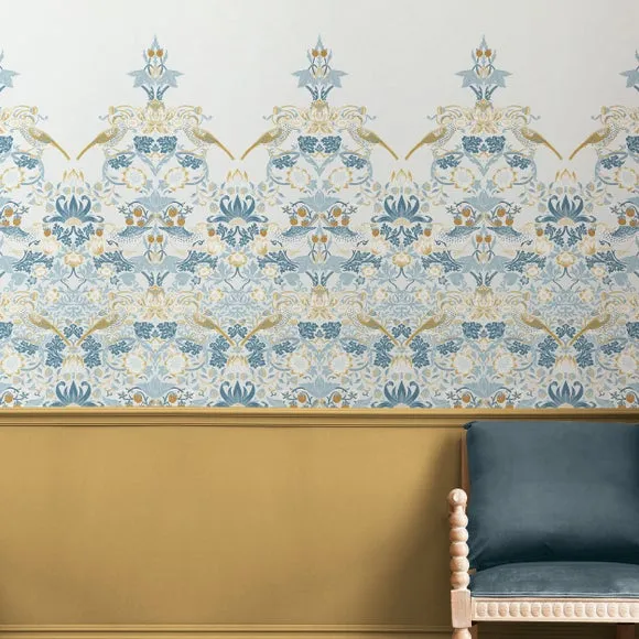 William Morris Strawberry Thief Wall Mural 1
