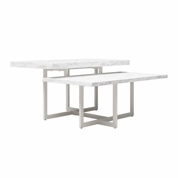 Brielle Coffee Table, Faux Marble 2