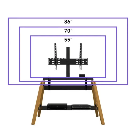 AVF Hoxton Quad TV Unit for TVs up to 85" 5