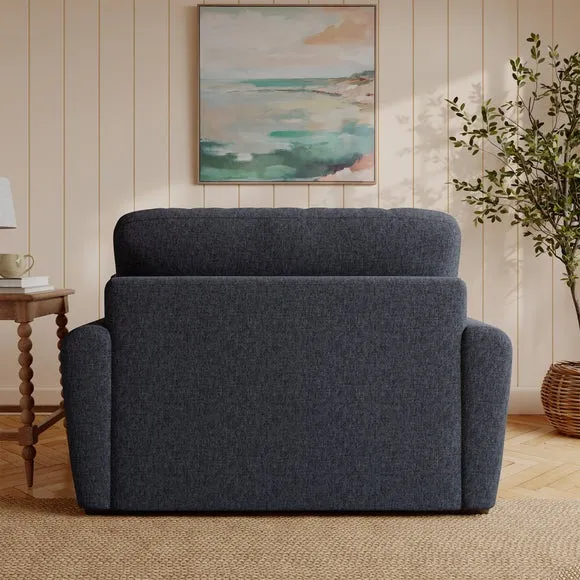 Milton Soft Chenille Snuggle Chair 2