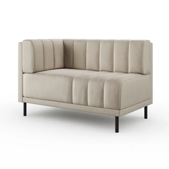 Amali Corner Dining Bench, Vintage Velvet 6