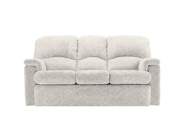 Chloe Small Fabric 3 Seater Sofa - Rush Cream