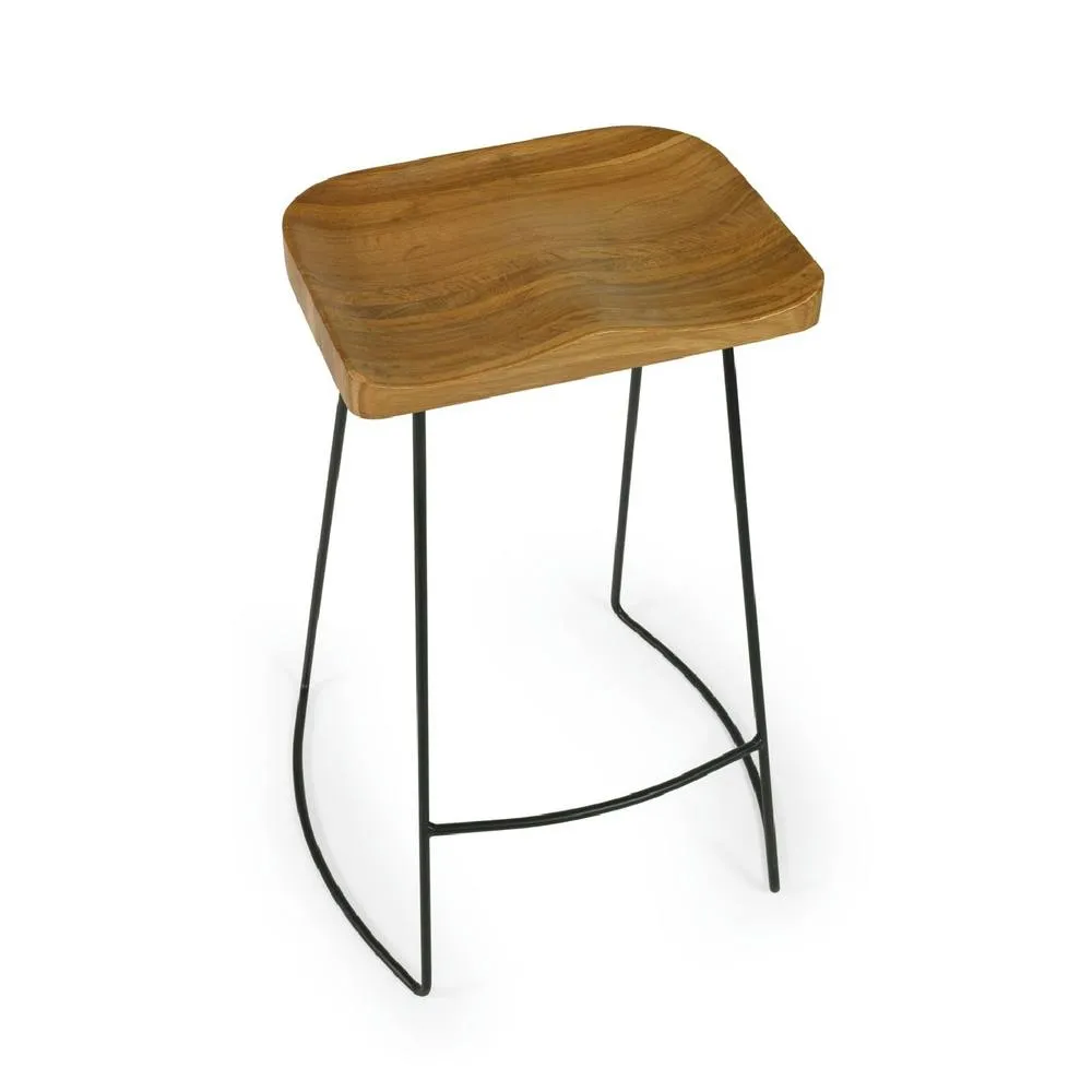 netfurniture Hampton Bar Stool (Set of 2) in Brown 4