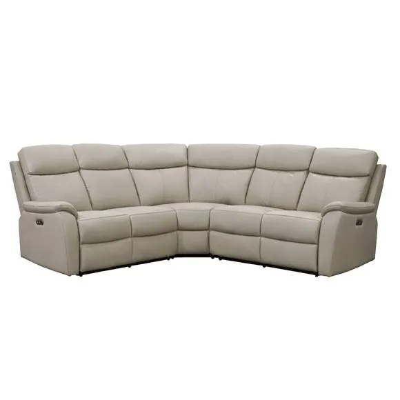 Aspire Kingsmere Leather Power Recliner 5 Seater Corner Sofa 5