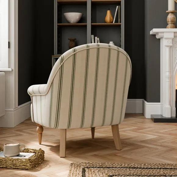 Petit Folkstone Stripe Armchair 2