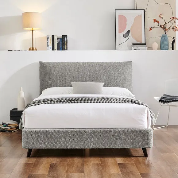 Limelight Luna Pillow Back Bed Frame, Boucle 2