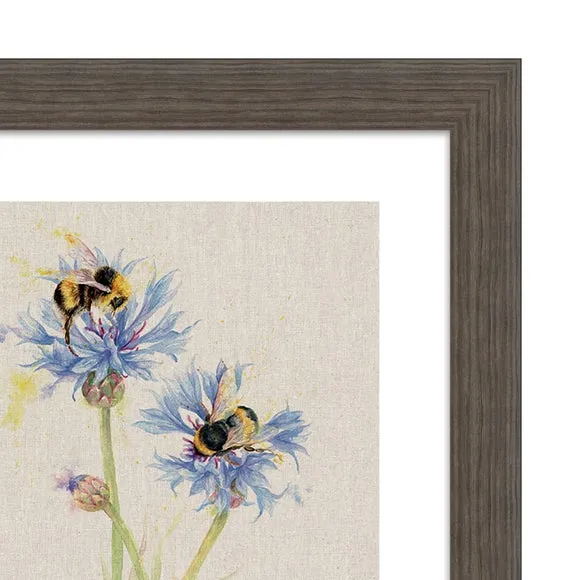 The Art Group Bees on Cornflowers Framed Print 3