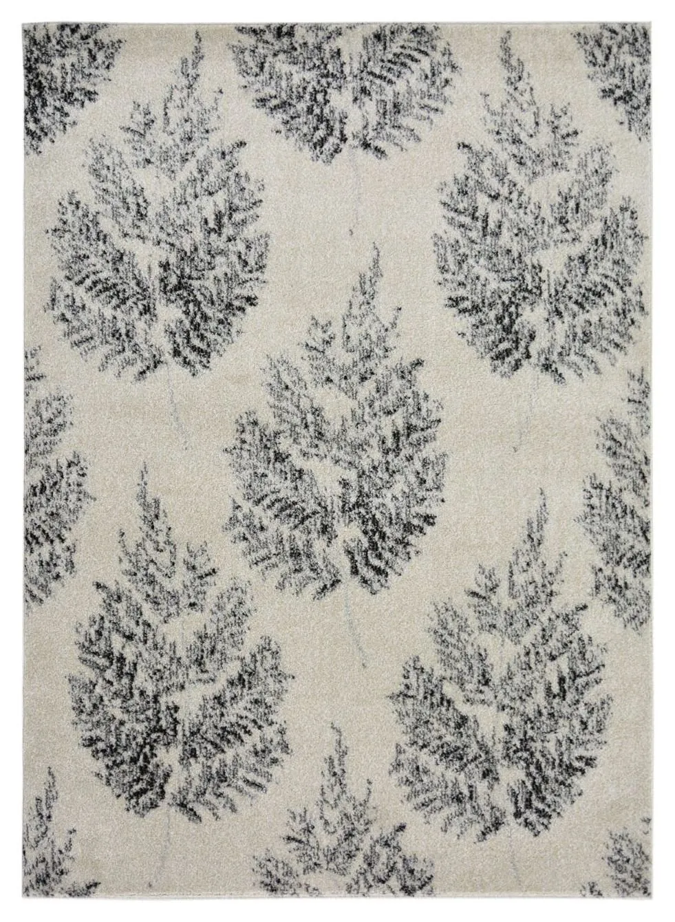 Villa Leaf Rug - 120x170cm - Grey