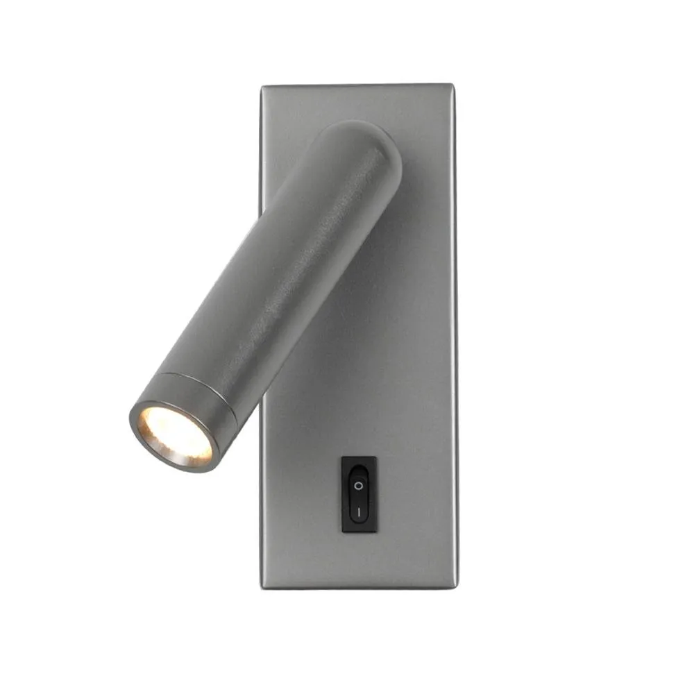 Netlighting Nova Reading Wall Light Grey 3000K Warm White