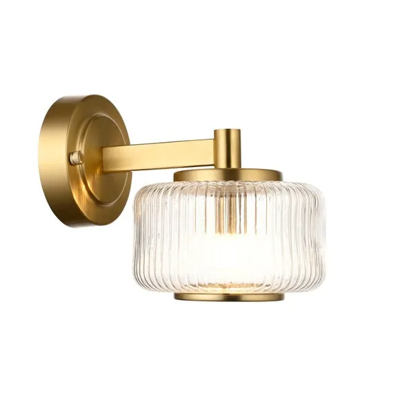 Vogue Jake Ribbed Wall Light 5