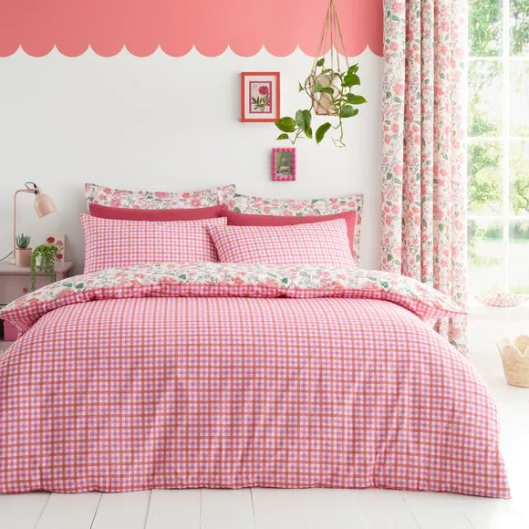 Eden Floral Polycotton Duvet Cover & Pillowcase Set 3