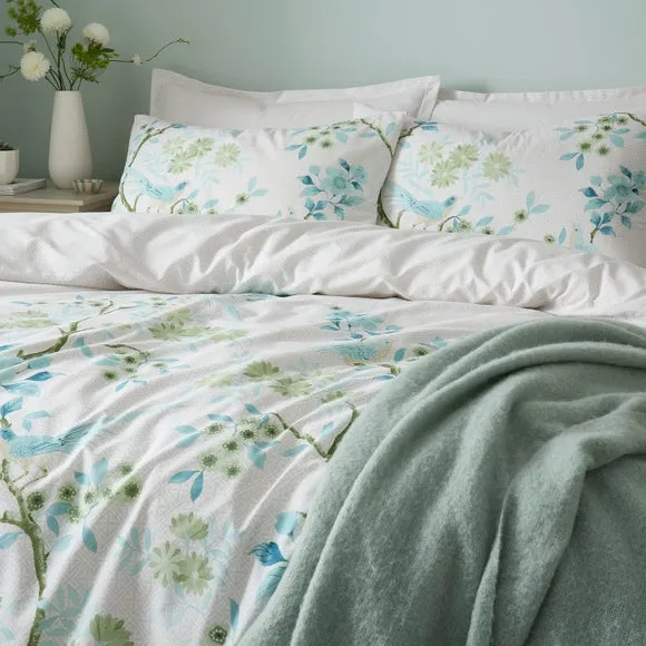 Ditsy Bird Polycotton Duvet Cover & Pillowcase Set 6