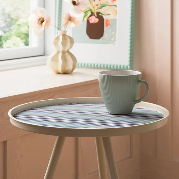 Kai Side Table, Striped 4