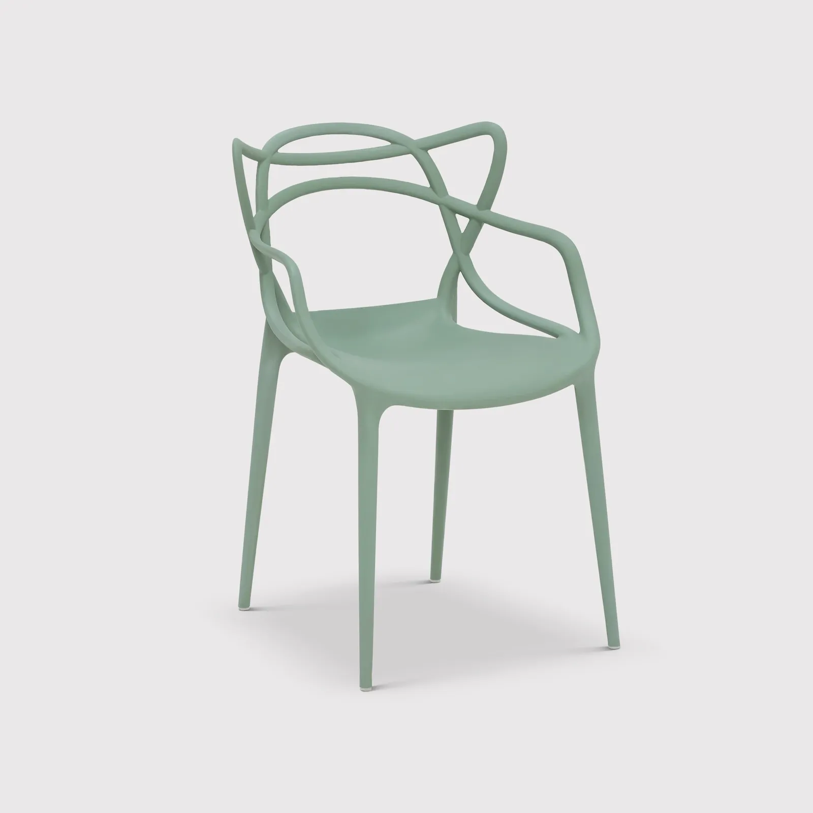 Kartell Masters Dining Chair, Green Plastic | Barker & Stonehouse 2