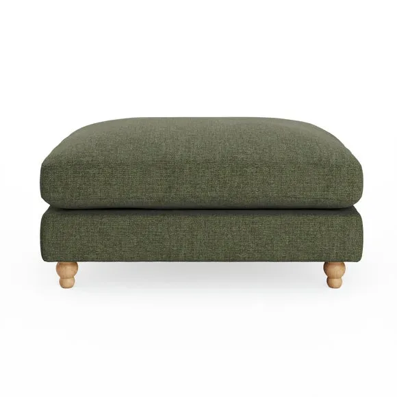 Martha Chenille Soft Texture Footstool 2