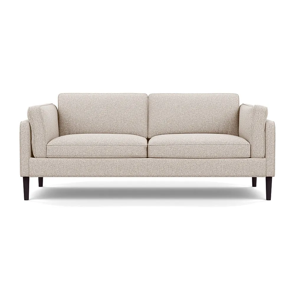 Heal's Sonno 3 Str Sofa Loop Boucle Taupe Black Feet 1