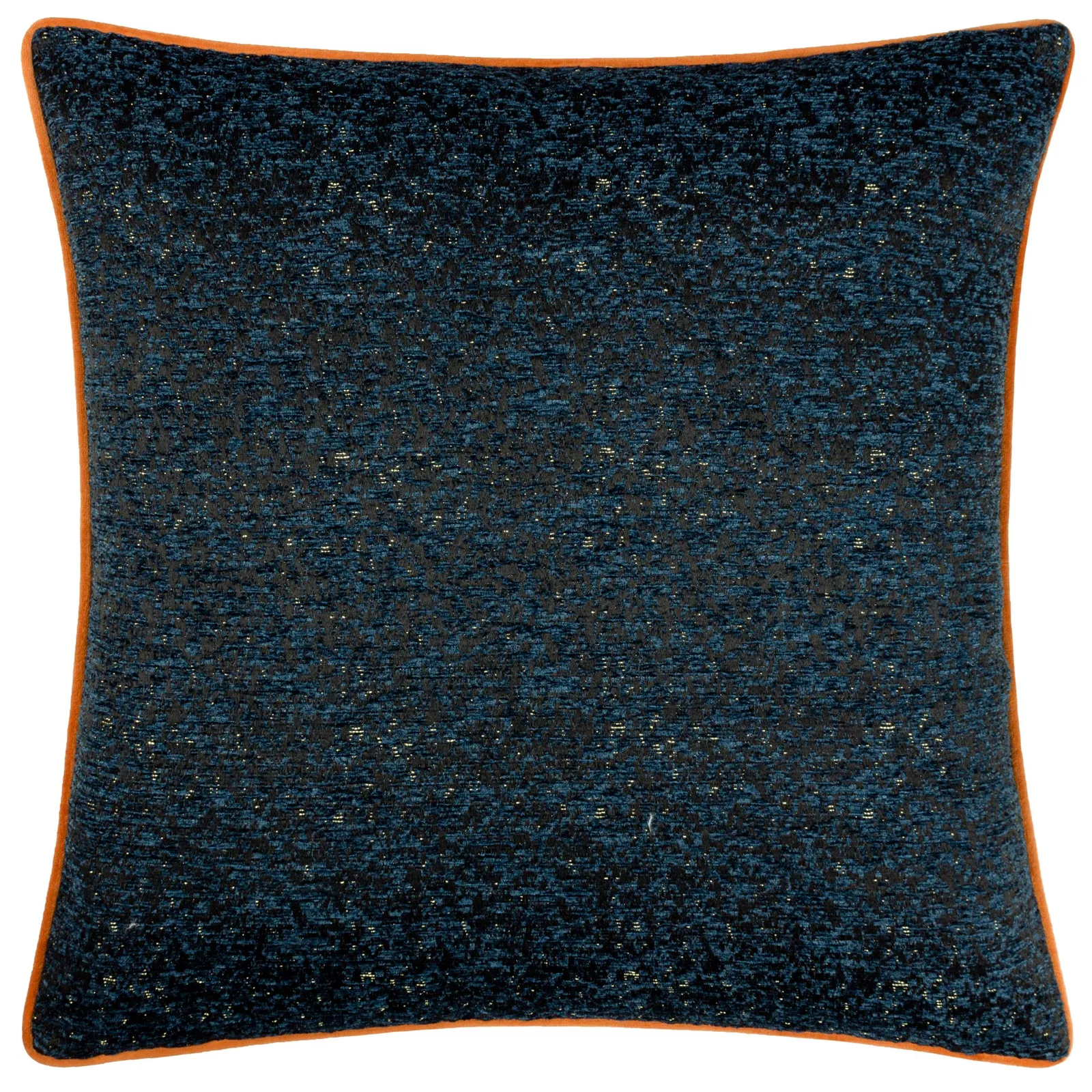 Paoletti Galaxy Chenille Piped Cushion in Navy 1
