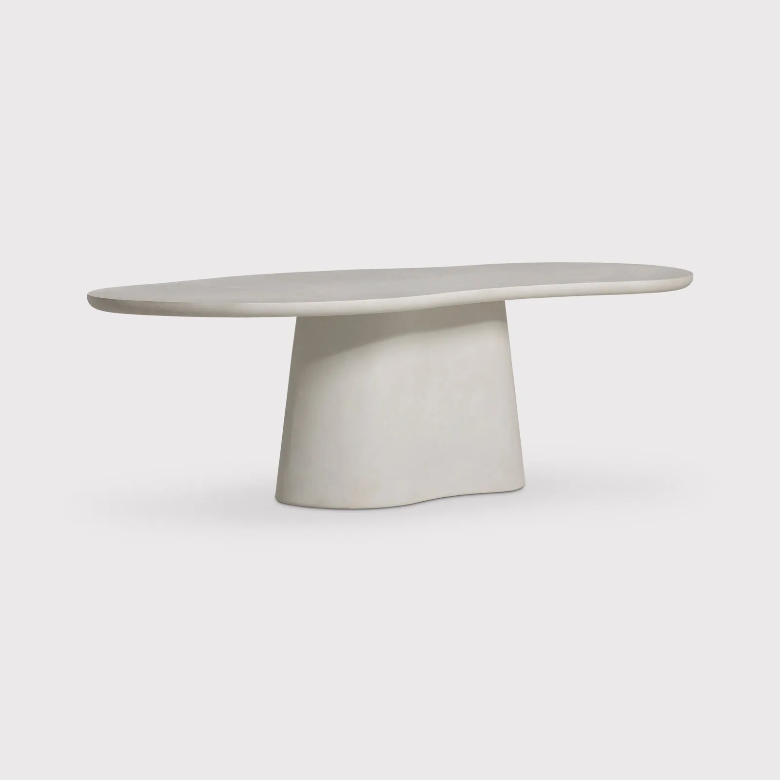 Capella Dining Table 240x113x77cm, Round, White Wood | Barker & Stonehouse