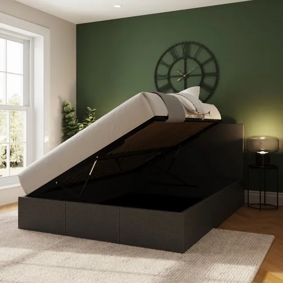Side Lift Ottoman Bed Frame, Fabric 2