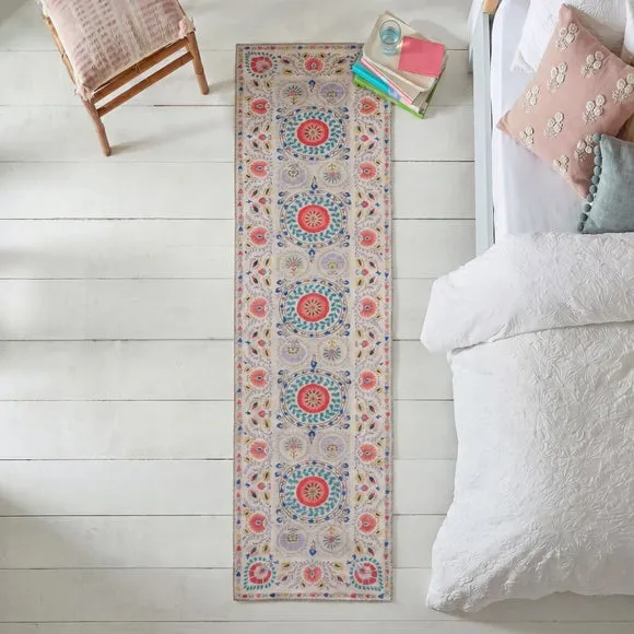 Hani Floral Washable Runner 6