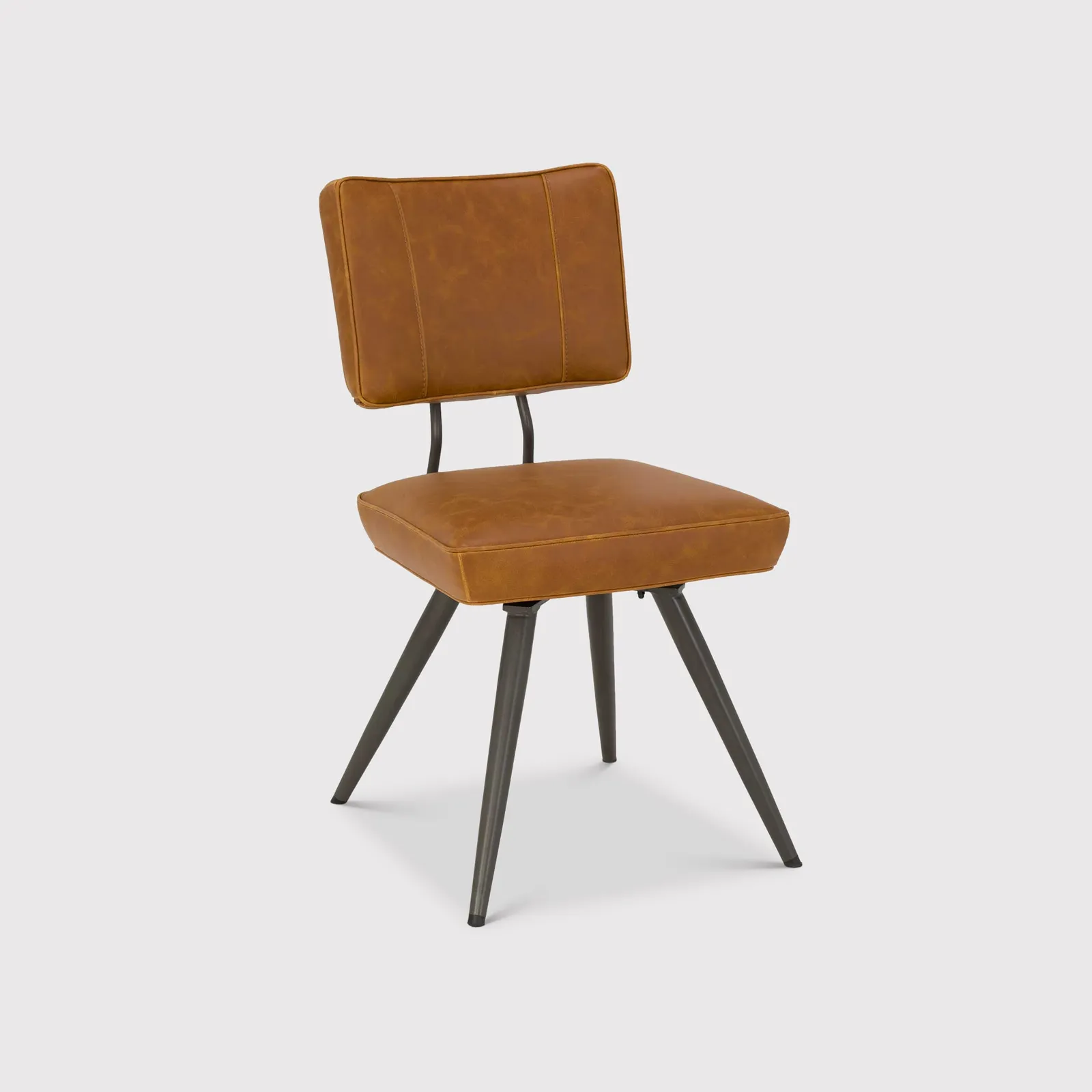 Sawyer Swivel Dining Chair, Brown | Barker & Stonehouse 2