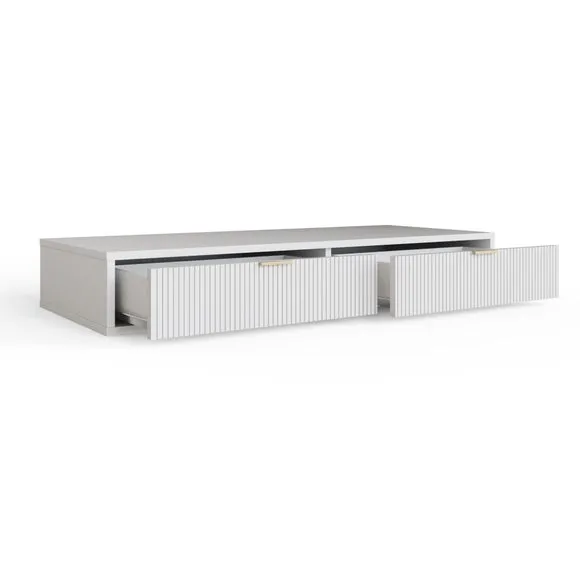 Leoni 2 Drawer Floating Dressing Table 4