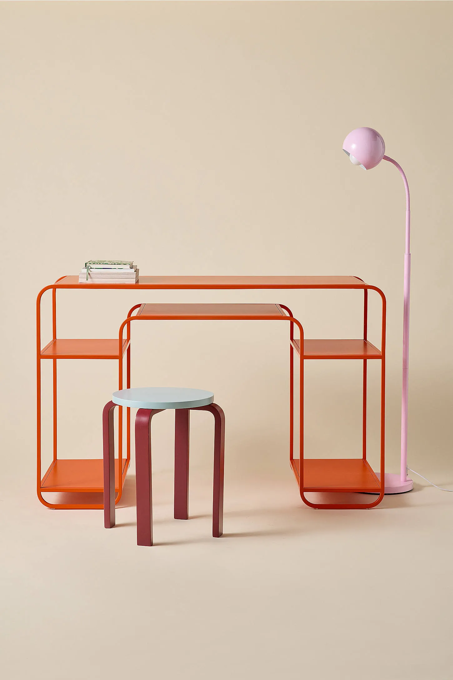 Alana Orange Desk - Orange