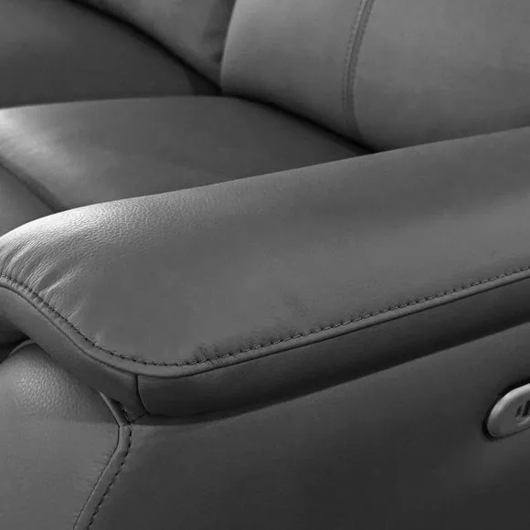 Aspire Kingsmere Leather Power Recliner 2 Seater Sofa 4