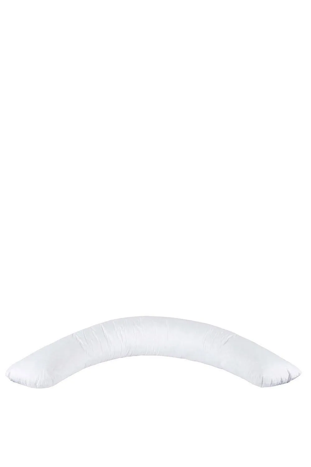 Homescapes U Shaped Comfort Pregnancy Pillow Goose Feather & Down in White 3