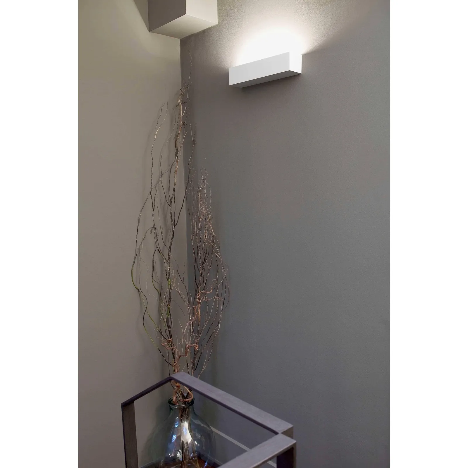 Netlighting Eaco 2 Light Indoor Large Wall Light White Plaster G9 2