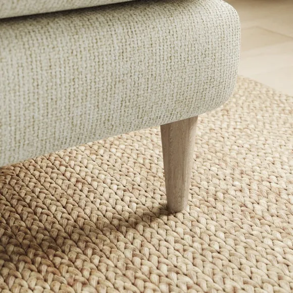 Sven Chunky Chenille Footstool 4