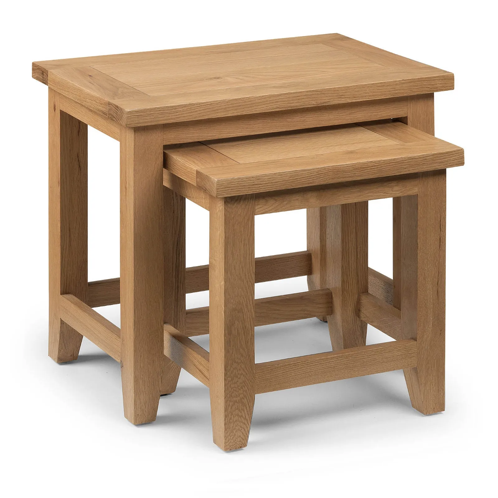Astoria Oak Nest of Tables Brown