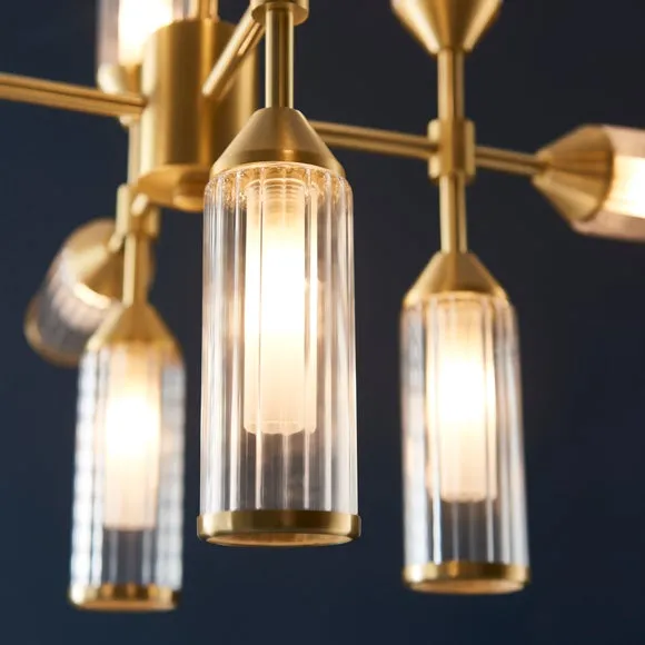 Vogue Bailey Art Deco 12 Light Adjustable Ceiling Light 3