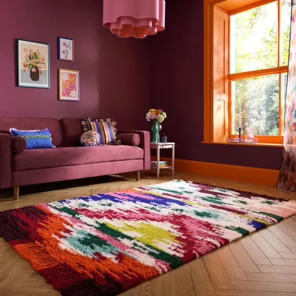 Sophie Robinson Souk Ikat Berber Rug 1