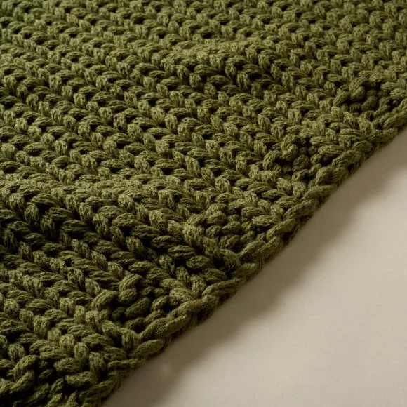Chunky Knit Throw Blanket 5