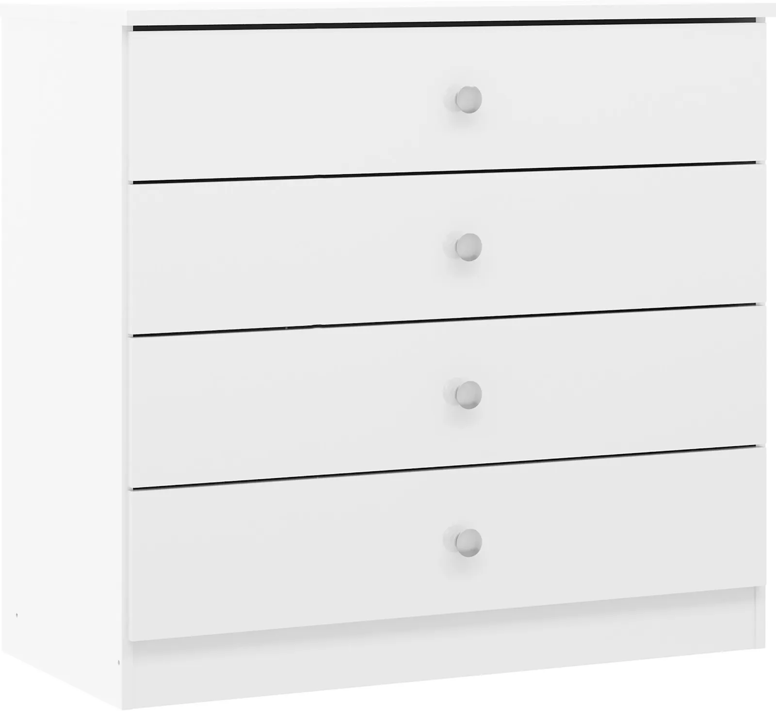 Seconique Denver 4 Drawer Chest in White 2