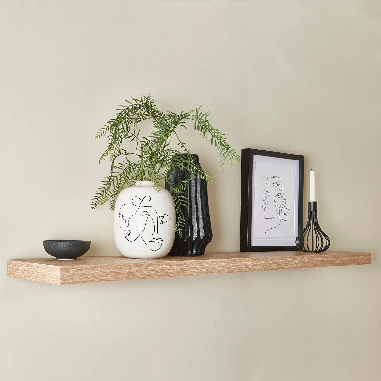 Oak Floating Shelf 1